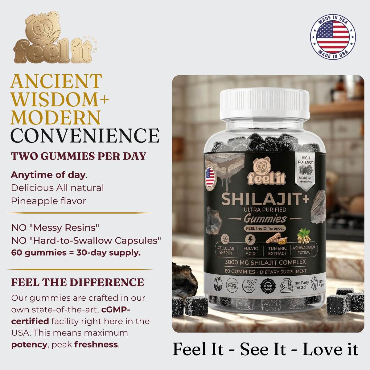 Shilajit+ Gummies